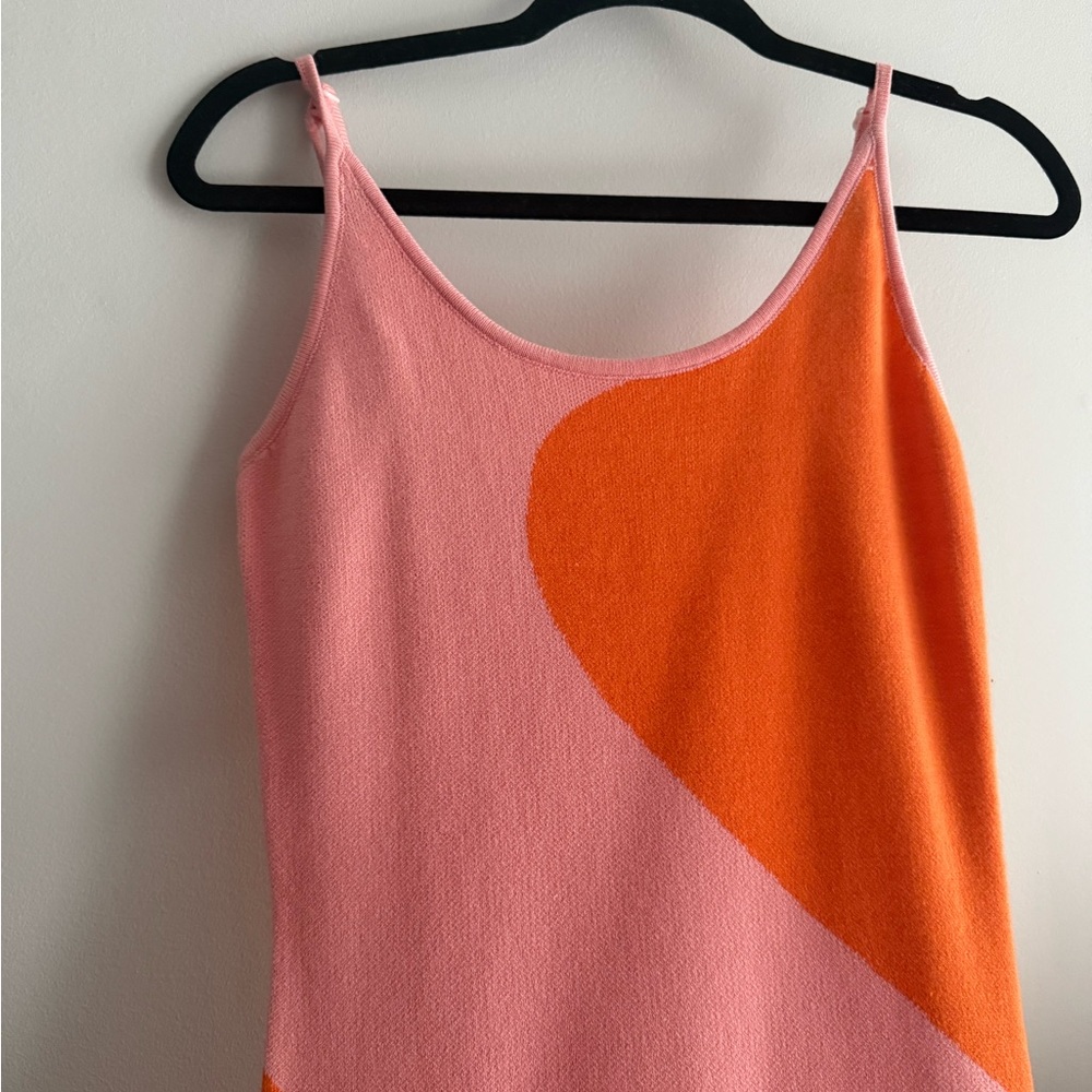 Colorful Pink and Orange Women's Top